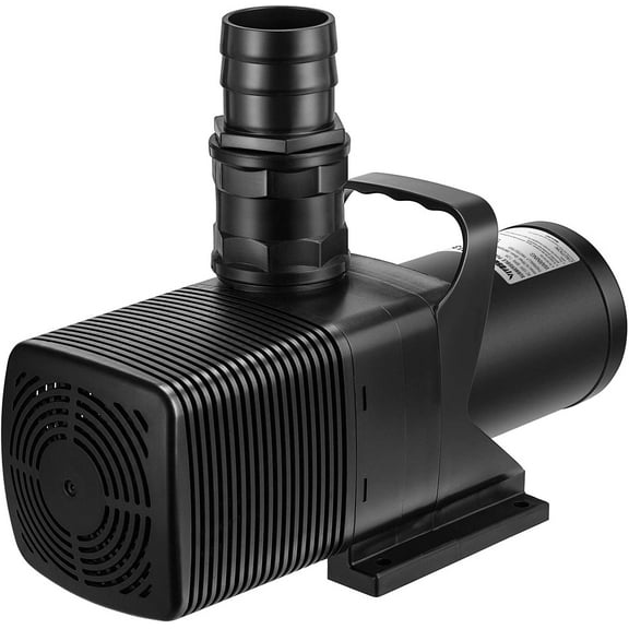 VIVOSUN 3567 GPH Submersible Ultra-Quiet Water Pump 130W w/ 20.3 ft. Power Cord & High Lift for Pond, Waterfall, Fish Tank, Statuary, or Hydroponics