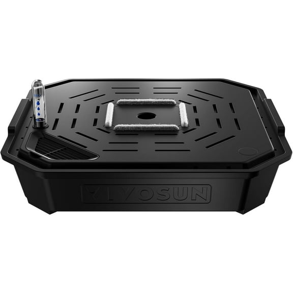 VIVOSUN 4-Pack FlexFeed Self-Watering Irrigation Pot, Auto-Irrigation Fabric Pot Base with Water Meter & Maintenance Window, for Use Indoors/Outdoors in Grow Tents, Greenhouses, & Gardens