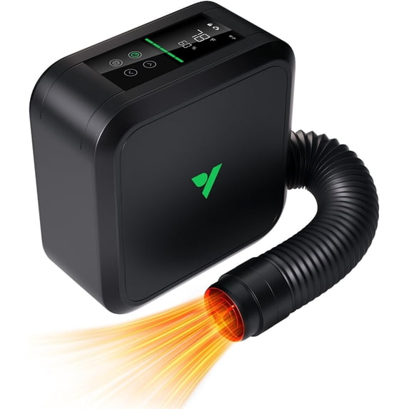 VIVOSUN AeroFlux Smart Grow Tent Heater with Thermostat, 700W PTC Heating, Compact & Portable with VPD, APP Control & Overheat Protection, Included Extension Hose for Grow Tents, Rooms, Greenhouses