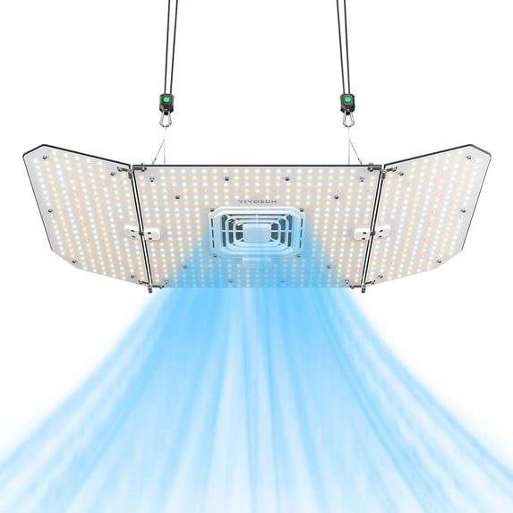 VIVOSUN AeroLight Wing AW200SE LED grow light 200W with integrated circulation fan for grow tent