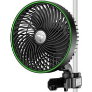 VIVOSUN AeroWave E6 Gen2, Grow Tent Clip Fan 6”, EC Motor, Smart Control, Powerful Oscillating Fan, Local Timer, Weatherproof IP54, for Hydroponics Circulation Cooling, Black