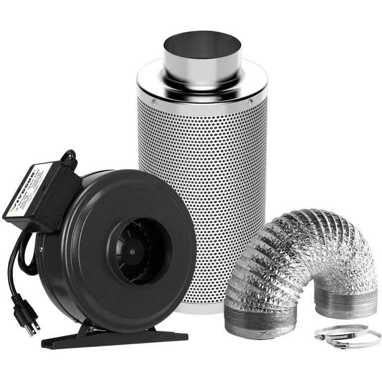 6 inch inline fan 2024 and carbon filter