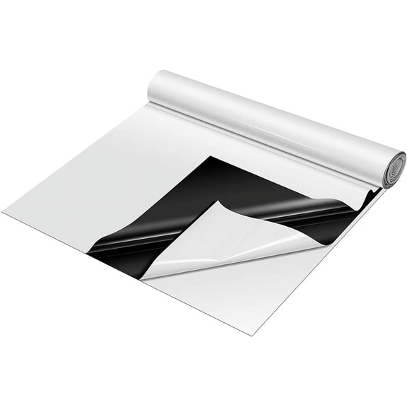 VIVOSUN1 Black and White Panda Film, 10' x 100' 5.5 Mil Poly Film, Blackout Tarp for Warm House