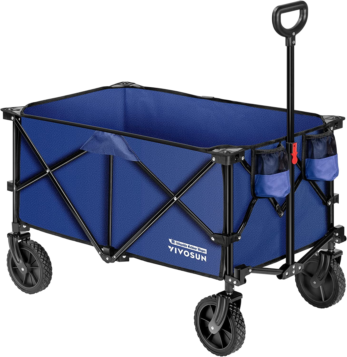 VIVOSUN Collapsible Wagon Cart, Foldable Camping Cart with