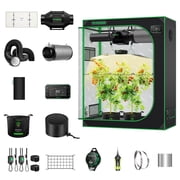VIVOSUN GIY Smart Grow Tent System 4x2, WiFi-Integrated Grow Tent Kit, with Automate Ventilation and Circulation, Schedule Full Spectrum 200W LED Grow Light, and GrowHub E42A+ Controller