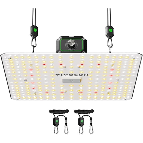 VIVOSUN LumaLight 100W LED Grow Light, Full Spectrum Plant Light, Smart Dimmable & High PPFD for Indoor Plants Seedling Vegetables Bloom, Fits 2×2/2×4 Grow Tents