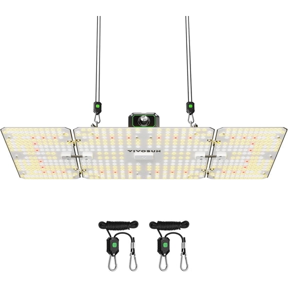 VIVOSUN LumaLight LED Grow Light, Full Spectrum Plant Light, 200W Smart Dimmable & High PPFD for Indoor Plants Seedling Vegetables Bloom