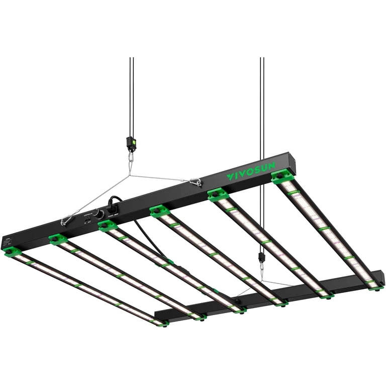 VIVOSUN 650W LED Grow Light, Full-Spectrum Detachable High