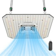 VIVOSUN Smart Grow System with The AeroLight A100SE, 100W LED Grow Light w/Integrated Circulation Fan & GrowHub Controller E25