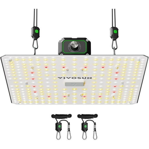 VIVOSUN LumaLight 100W LED Grow Light, Full Spectrum Plant Light, Smart Dimmable & High PPFD for Indoor Plants Seedling Vegetables Bloom, Fits 2×2/2×4 Grow Tents