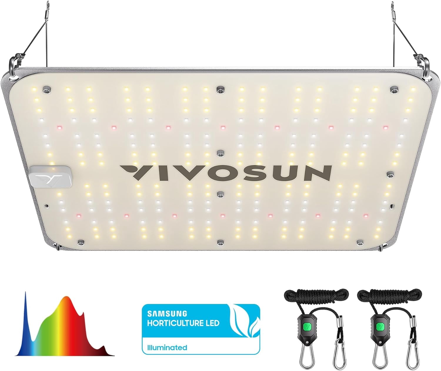 VIVOSUN VS1000E LED Grow Light, LED Plant Light with Samsung Diodes and Sunlike Full Spectrum for Indoor Plants, Seedlings, Vegetables, and Flowers