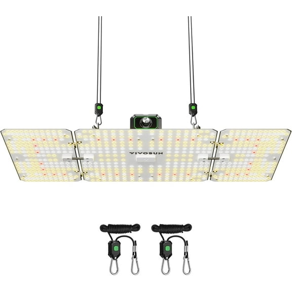 VIVOSUN LumaLight LED Grow Light, Full Spectrum Plant Light, 200W Smart Dimmable & High PPFD for Indoor Plants Seedling Vegetables Bloom