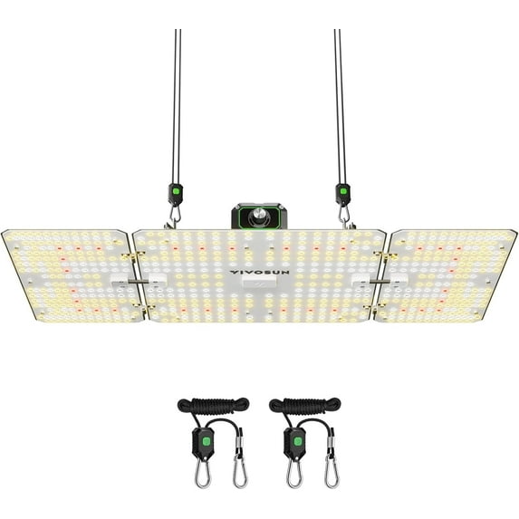 VIVOSUN LumaLight LED Grow Light, Full Spectrum Plant Light, 200W Smart Dimmable & High PPFD for Indoor Plants Seedling Vegetables Bloom