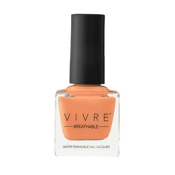 VIVRE  Breathable - Water, Oxygen Permeable - Vegan- Toxic free- Halal - Nail Polish: Orange You Late?