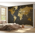 thumbnail image 1 of VIVYET Wall Mural - World Map: Modern Geography, 1 of 5