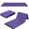 thumbnail image 1 of Polar Aurora Gymnastics Mat 4'x10'x2" Floding Interlocking Gymnastics Mats with Carrying Handles Thick Gym Mat(Violet), 1 of 8