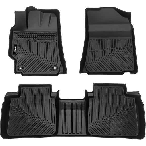 VIWIK All-Weather Floor Mats for Toyota Camry 2012-2017 TPE Car Mats Full Set Front & Rear Liners