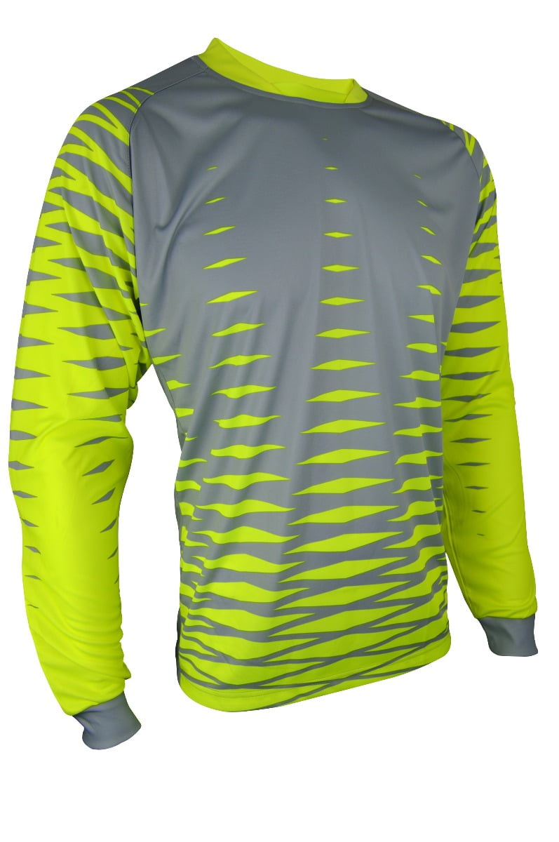 VIZARI Corsica Gk Jersey, Grey/Yellow - Youth Small