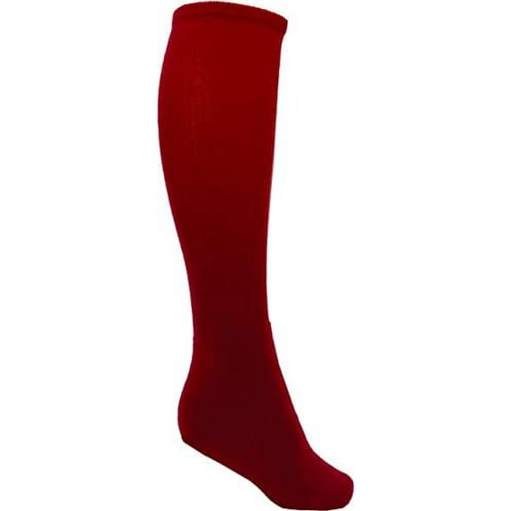 Vizari Sport Adult League Soccer Knee-High Tube Socks for Sport, Female, Red