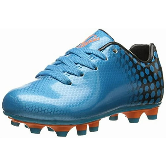 VIZARI - Palomar FG- Soccer Shoes, Cleats, Black/Blue, Size - 1 (Youth)