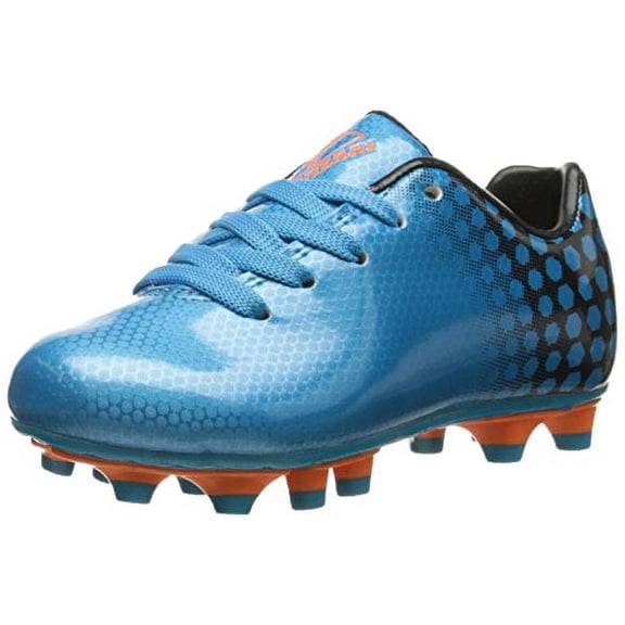 VIZARI - Palomar FG- Soccer Shoes, Cleats, Black/Blue, Size - 5 (Junior)
