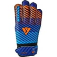 thumbnail image 1 of VIZARI Sports Saturn Soccer Goalie Goalkeeper Gloves for Kids Youth & Boys, Football Gloves with Grip Boost Padded Palm and fingersave Flat Cut Construction - Blue/Orange - Size - 6, 1 of 6