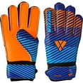 thumbnail image 1 of VIZARI Sports Saturn Soccer Size 4 Blue Goalie Goalkeeper Gloves for Kids Youth & Boys, Football Gloves with Grip Boost Padded Palm and finger save Flat Cut Construction, 1 of 5