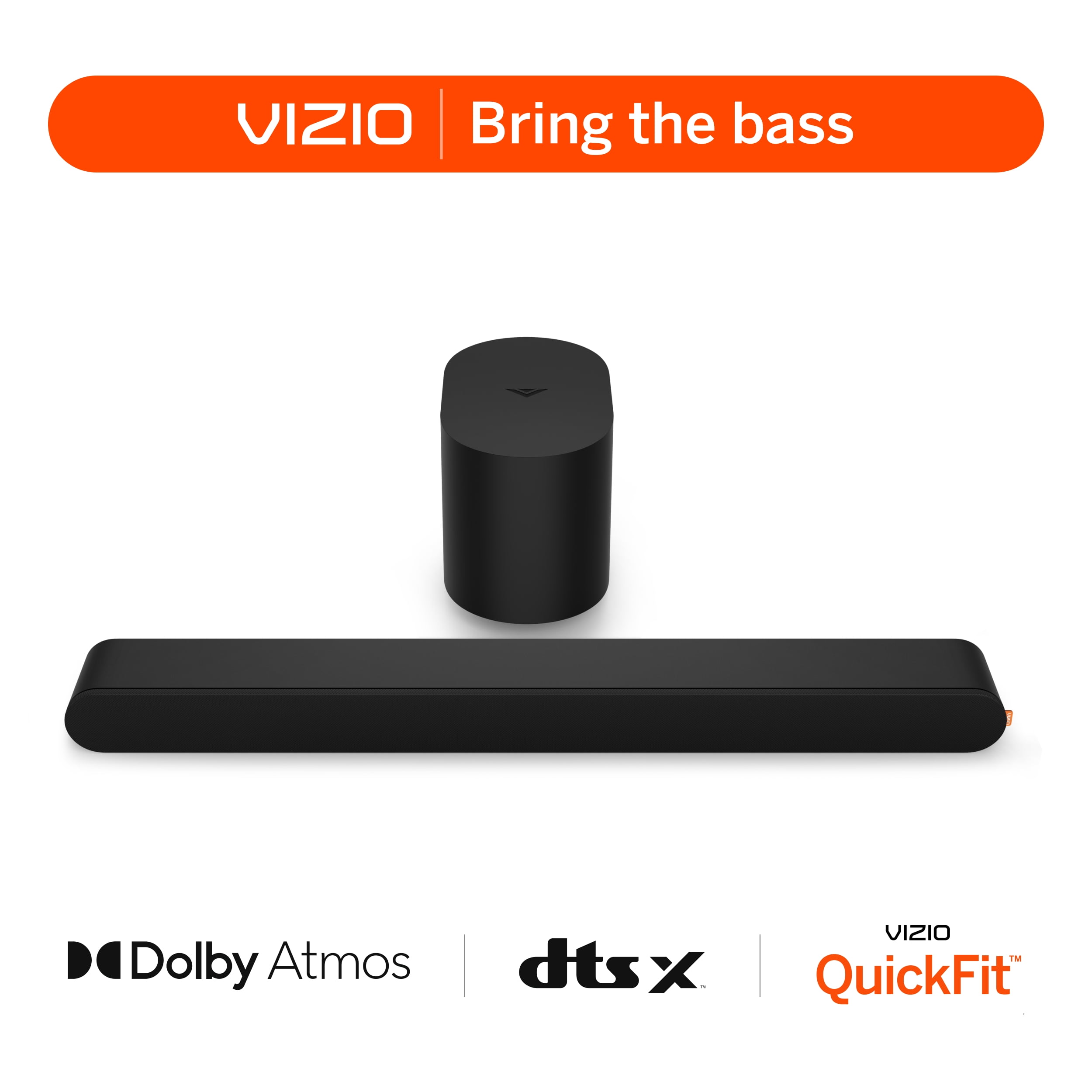 VIZIO 2.1 Soundbar SE, Wireless Subwoofer w/ Dolby Atmos, DTS:X, Bluetooth (NEW) SV210X-08