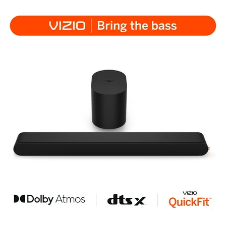 VIZIO 2.1 Soundbar SE, Wireless Subwoofer w/ Dolby Atmos, DTS:X, Bluetooth (NEW) SV210X-08