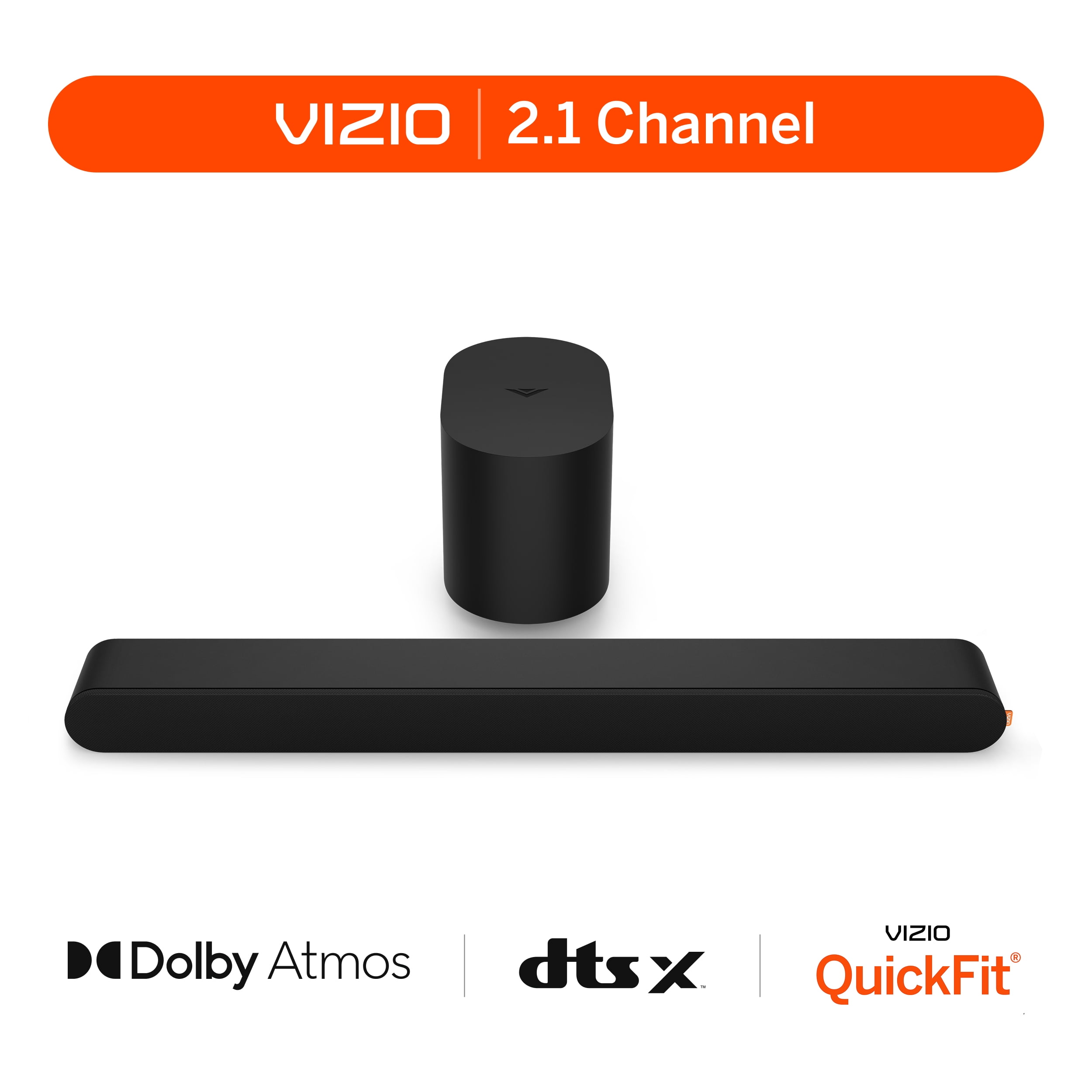 VIZIO 2.1 Soundbar SE, Wireless Subwoofer w/ Dolby Atmos