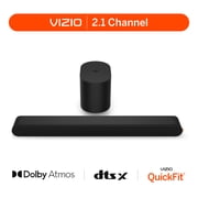 VIZIO 2.1 Soundbar SE, Wireless Subwoofer with Dolby Atmos, DTS:X, Bluetooth (V210X-08)