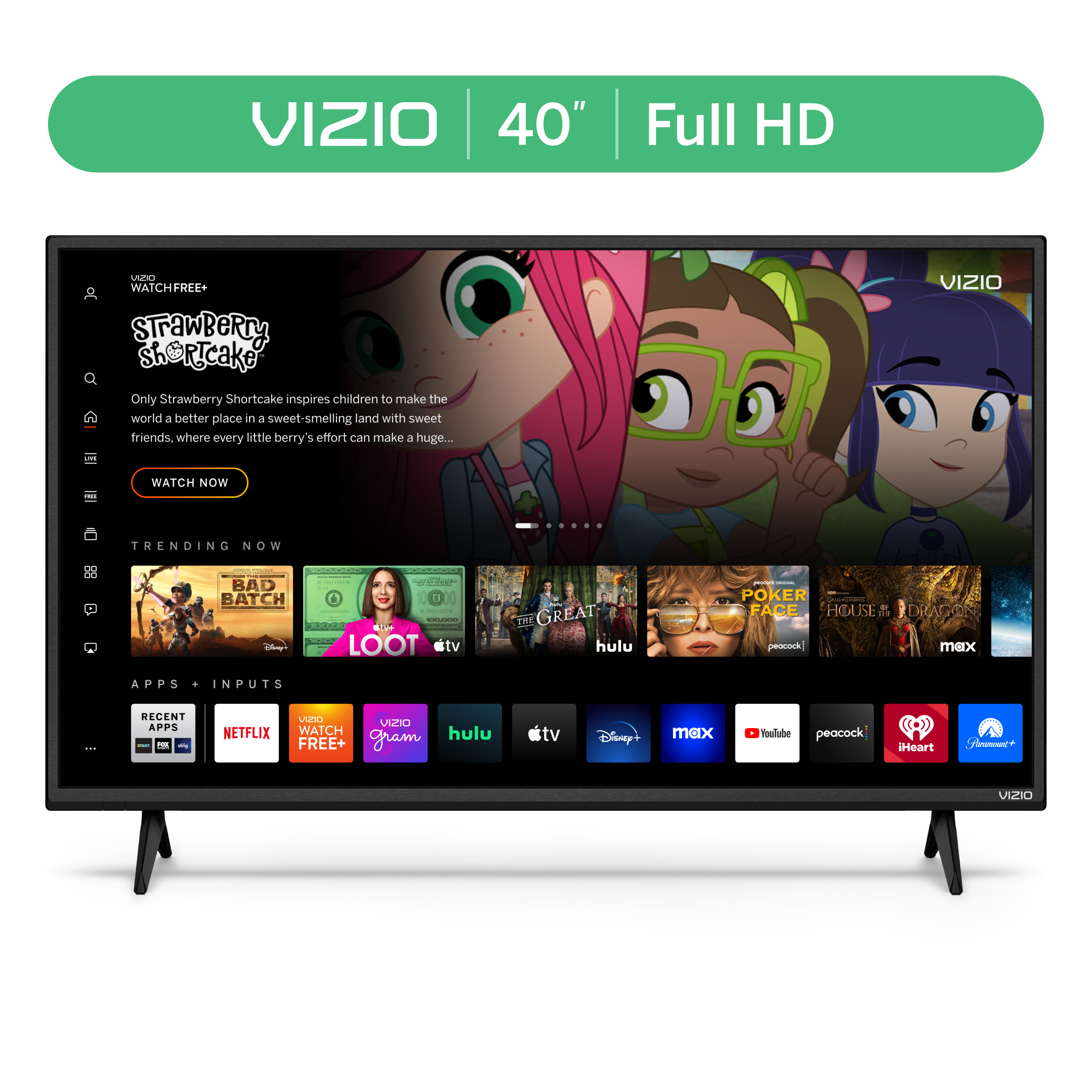 VIZIO 40" Class D-Series FHD LED Smart TV D40f-J09 - image 1 of 18