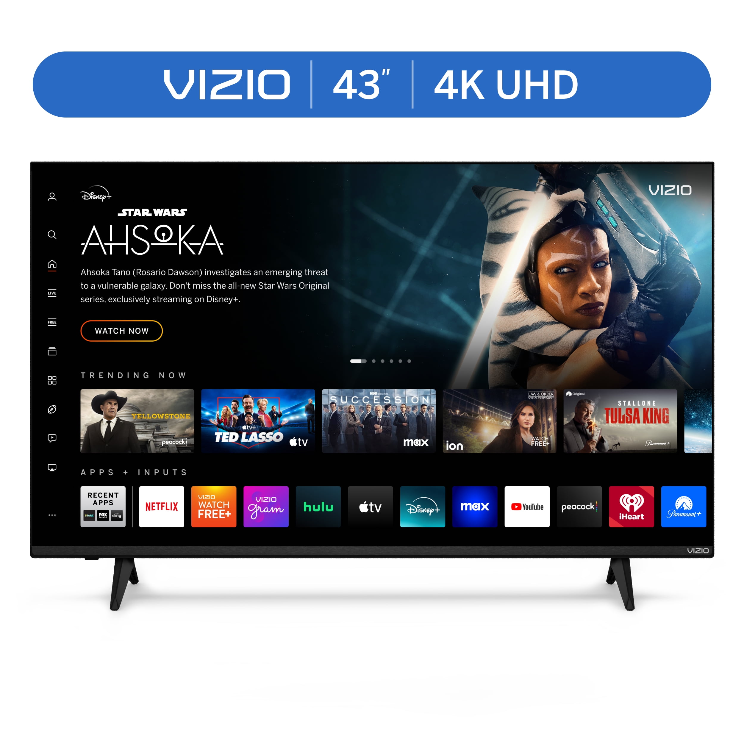 VIZIO 43" Class 4K LED HDR Smart TV (New) V4K43M-08