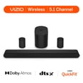 thumbnail image 1 of VIZIO 5.1 Soundbar w/ Dolby Atmos, Wireless Surround Speakers & Subwoofer, QuickFit Compatible (NEW 2026) SV510XW-09, 1 of 25