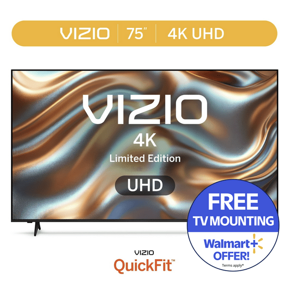 VIZIO 75 Class 4K UHD LED HDR Limited Edition Smart TV (NEW) V4K75X-08