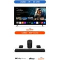 VIZIO 75” Class 4K UHD LED HDR Smart TV (New) V4K75M08 and VIZIO 5.1