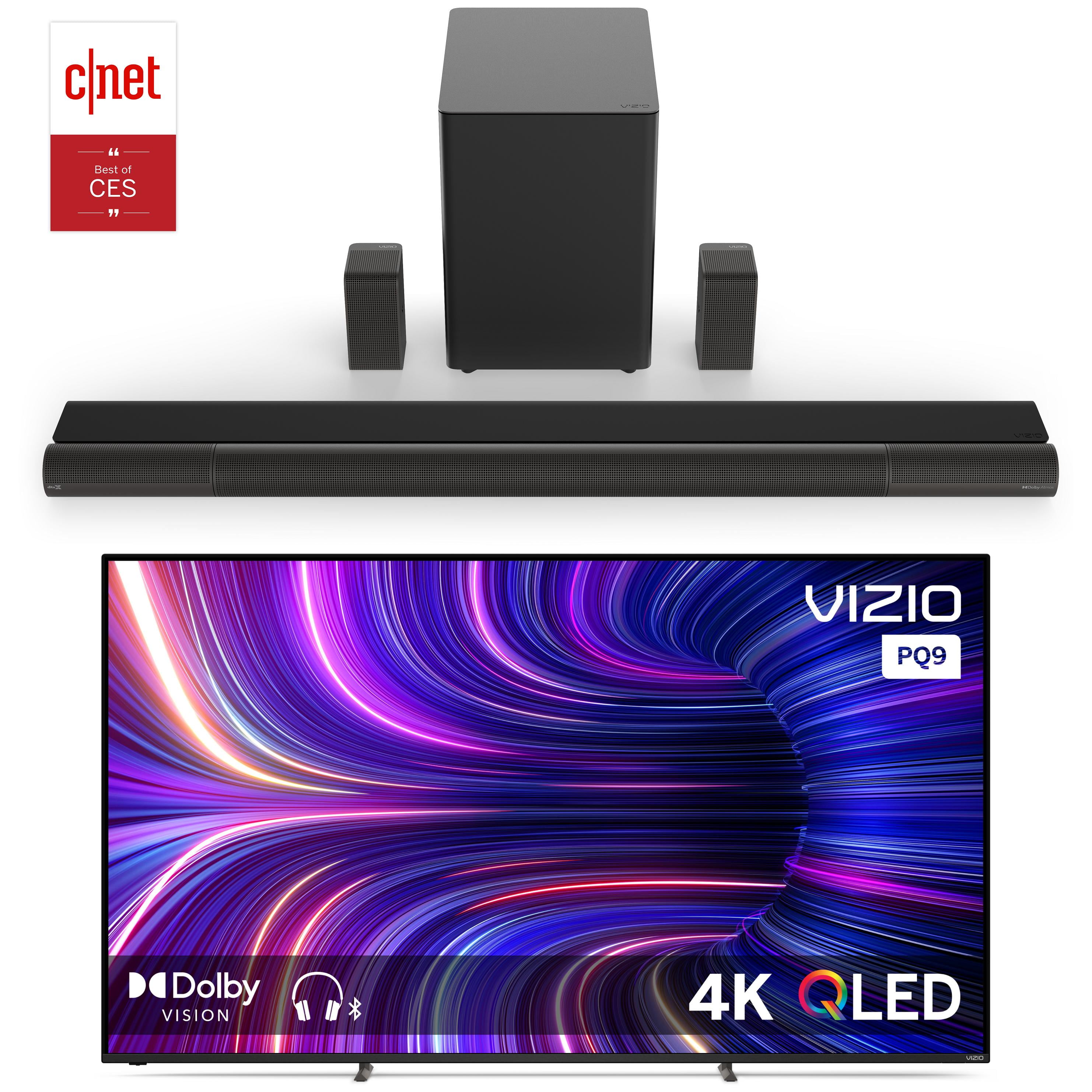  VIZIO Smart TV 4K QLED HDR de 75 pulgadas serie P con control  remoto de voz, Dolby Vision, juegos 4K 120Hz, compatibilidad con Alexa,  modelo P75Q9-J01, 2022 : Electrónica
