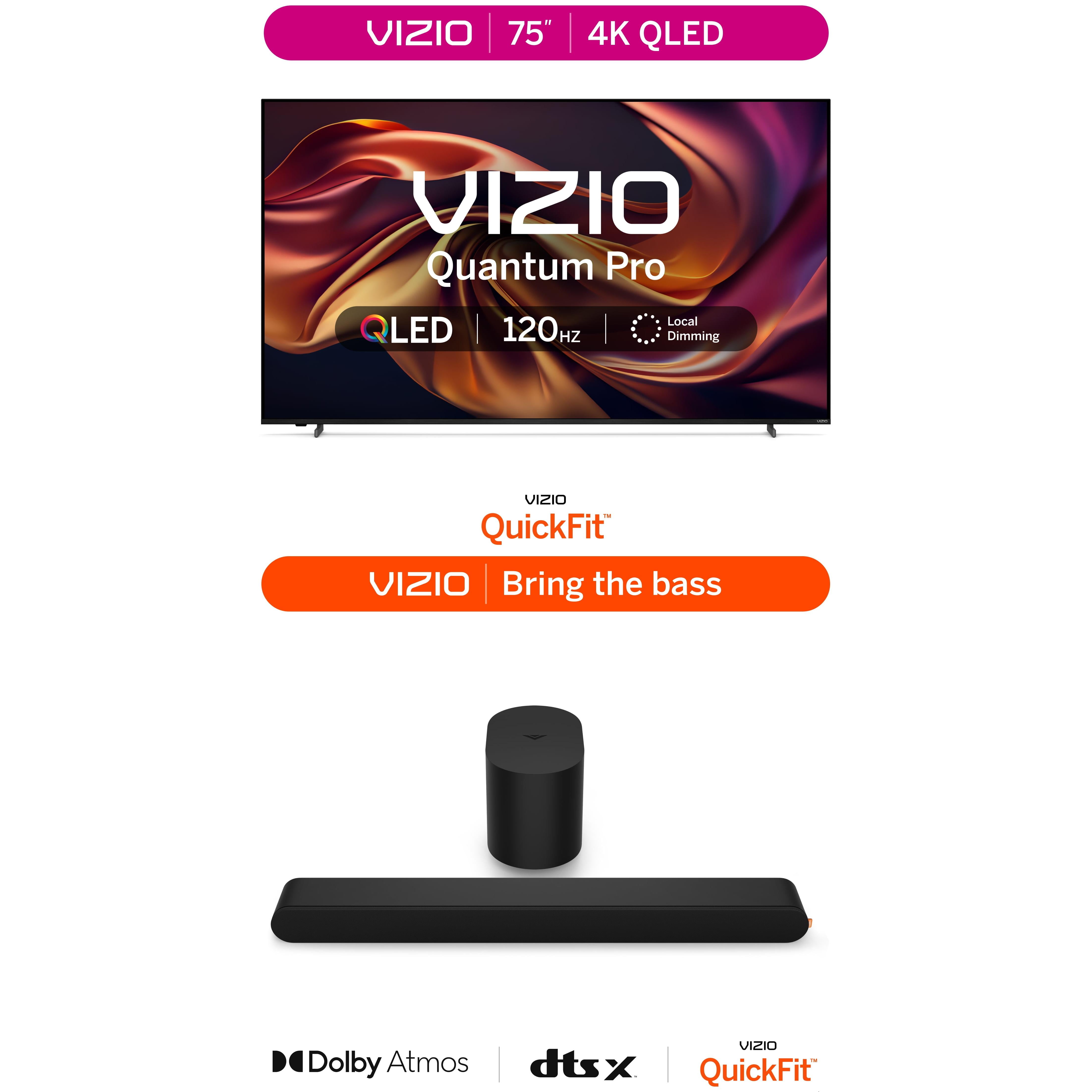 VIZIO 75" Class Quantum Pro 4K QLED HDR Smart TV (NEW) VQP75C84 and