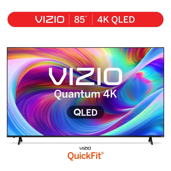 VIZIO 85" Class Quantum 4K QLED HDR Smart TV (NEW) VQD85R-10