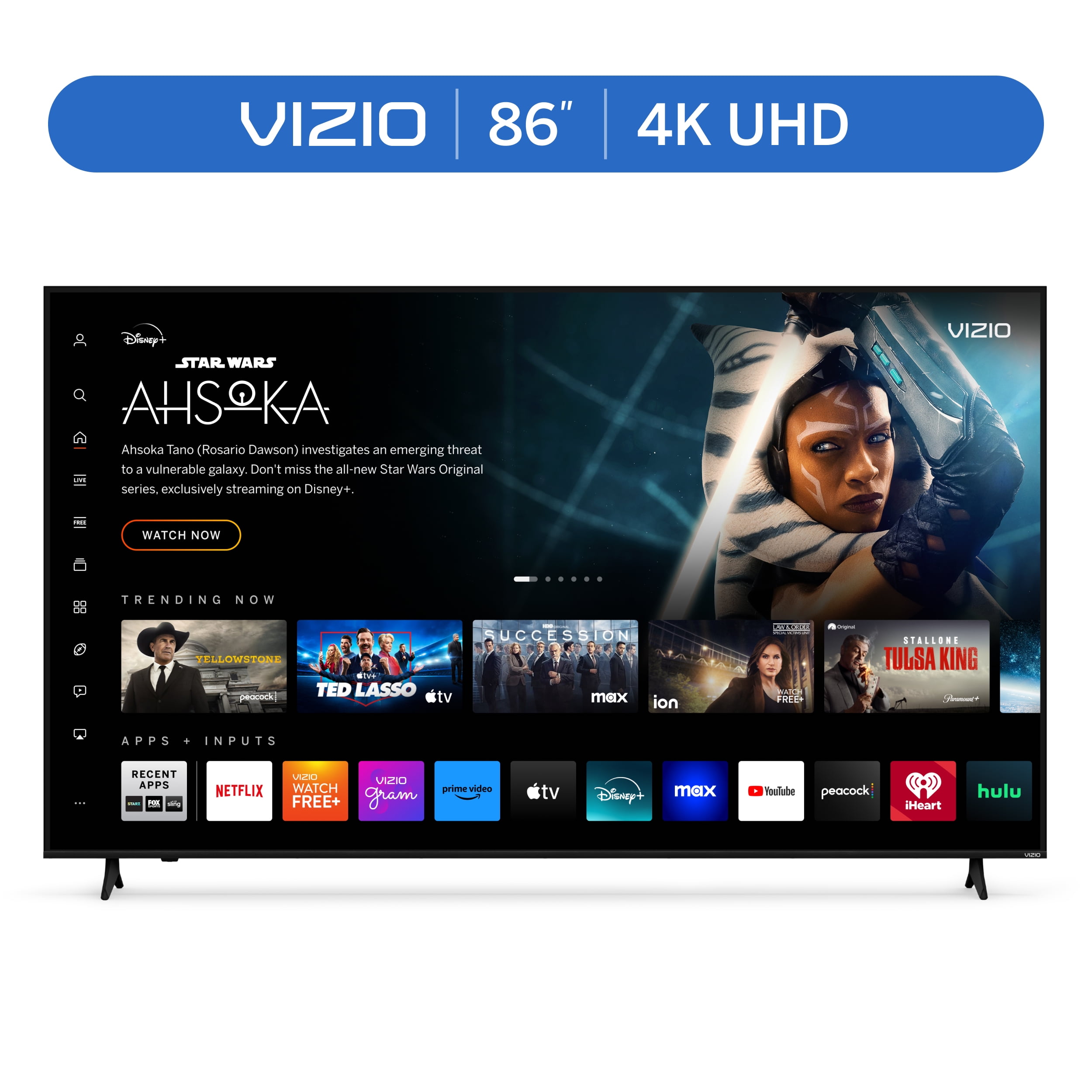 VIZIO 86” Class 4K UHD LED HDR Smart TV (New) V4K86C0804