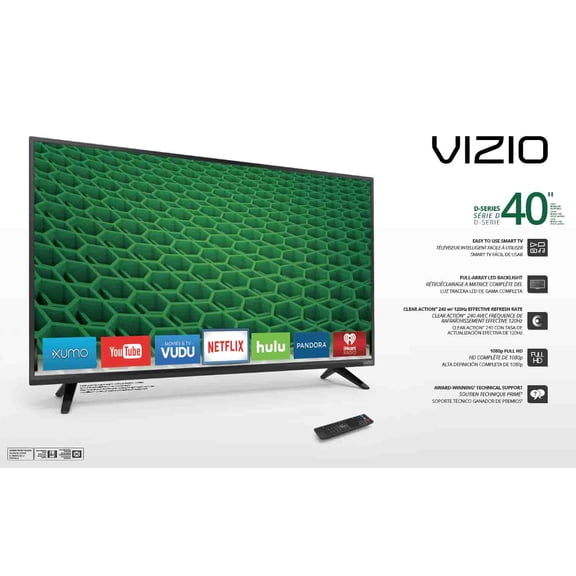 Pre-Owned VIZIO D-Series 40" Ultra HD Full-Array LED Smart TV