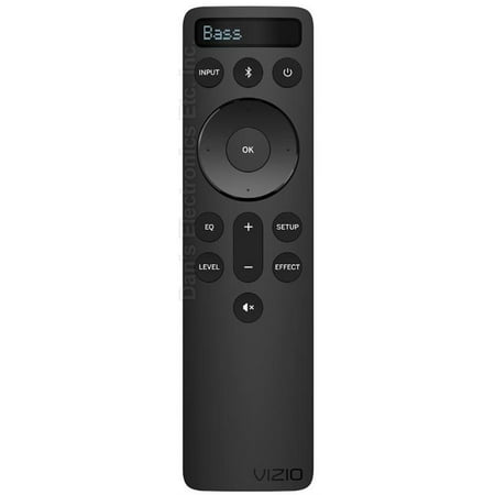 VIZIO D210J Bluetooth Sound Bar Remote Control, Black