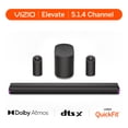 thumbnail image 1 of VIZIO Elevate 5.1.4 Soundbar w/ Dolby Atmos, Wireless Surround Speakers & Subwoofer, QuickFit® Compatible (SL514MW-1006), 1 of 25