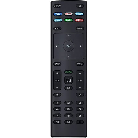 VIZIO OEM XRT136 Remote Control with WatchFree Fit VIZIO Smart LED LCD TV HDTV V505-G9 V555-G1 V556-G1 V605-G3 P659-G1 D32H-G9 D40F-G9 D50X-G9 PQ65-F1 PQ75-F1 PX65-G1 V655-G9 P659-G1 P759-G1 P55-F1
