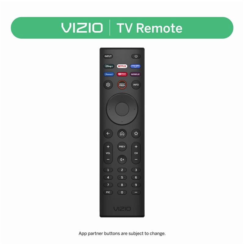 VIZIO TV Remote (Universal) - XRT140