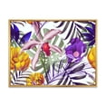 thumbnail image 1 of VIntage Tropical Flowers IX 40 in x 30 in Framed Painting Canvas Art Print, by Designart, 1 of 5