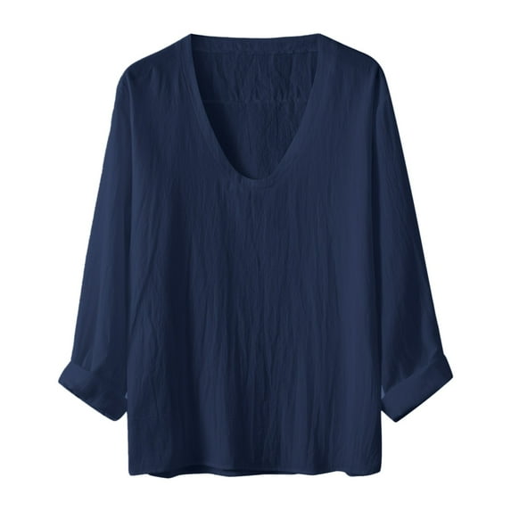 VJATTWR 1 Pack Mens Long Sleeve Colorful T-Shirts, - Crew Neck Bulk Tees for Men, Sleeved Tshirt Packs Xl