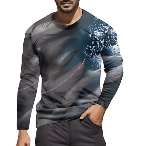 VJATTWR Long Sleeve Lightweight Breathable T-Shirt Xl