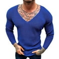thumbnail image 1 of VJATTWR Long Sleeve Tee Shirt with Pocket, Men's Sizes L, 1 of 7
