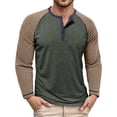 thumbnail image 1 of VJATTWR Male Men Crew Neck Long Sleeves T-Shirt White Small S, 1 of 8